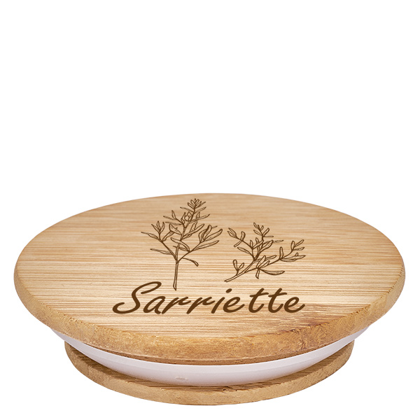 Tapón de madera "Sarriette" para WECK RR60 Tapón de madera "Sarriette" para WECK RR60