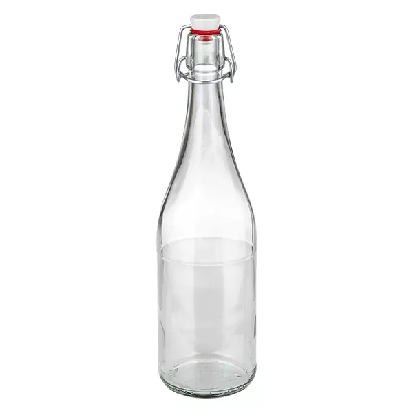 Botella de vidrio de 750 ml + tapa giratoria de porcelana UNiTWIST Botella de vidrio de 750 ml + tapa giratoria de porcelana UNiTWIST