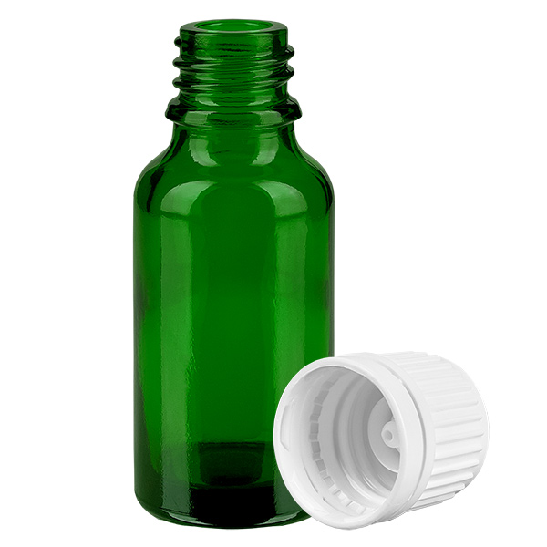 Botella 20ml tapón rosca 11mm blanco GreenLine UT18/20 Botella 20ml tapón rosca 11mm blanco GreenLine UT18/20