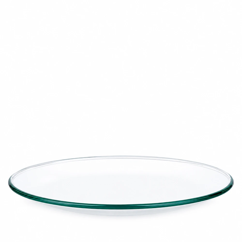 Plato de vidrio de reloj de 80 mm de diámetro de vidrio transparente para aplicaciones de laboratorio