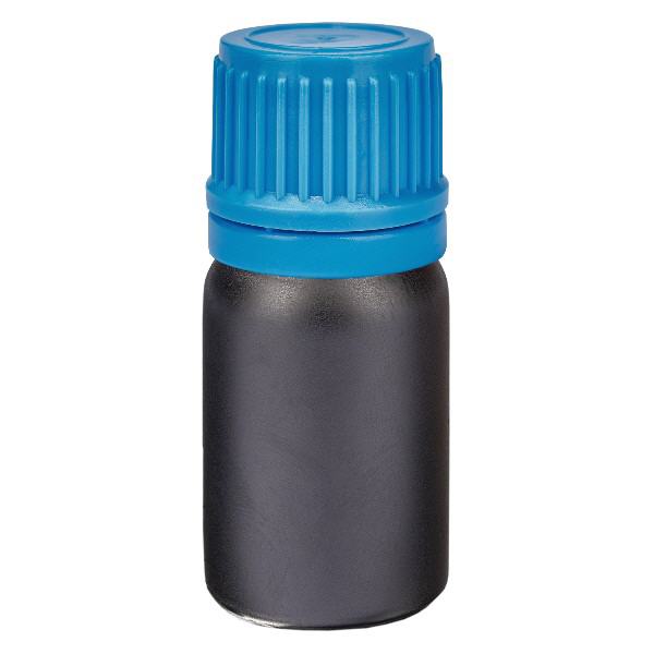 Frasco 5ml tapón rosca 11mm tapón inviolable azul BlackLine UT18/5 Frasco 5ml tapón rosca 11mm tapón inviolable azul BlackLine UT18/5