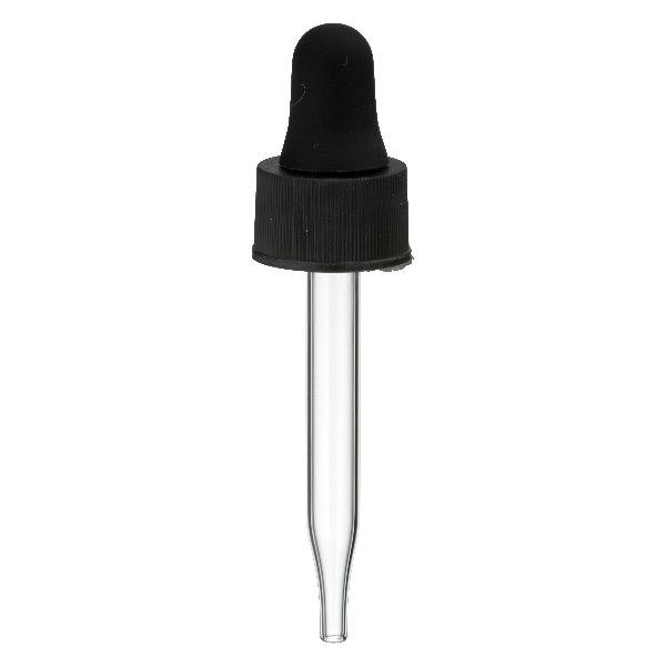 Cuentagotas de vidrio negro UT13/5 UNiTWIST Cuentagotas de vidrio negro UT13/5 UNiTWIST