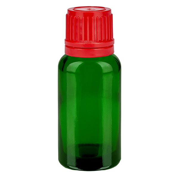 Botella 20ml tapón rosca 11mm rojo GreenLine UT18/20 Botella 20ml tapón rosca 11mm rojo GreenLine UT18/20