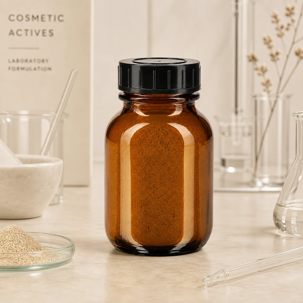 Botella ámbar de 50ml con tapón de rosca Frasco boticario de 50 ml de alta calidad fabricado en vidrio ámbar con protección UV para fórmulas cosméticas