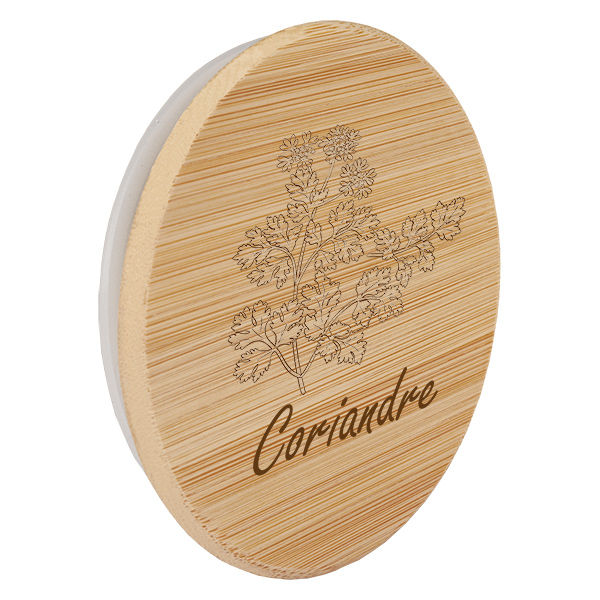 Tapón de madera "Coriandre" para WECK RR60 Tapón de madera "Coriandre" para WECK RR60