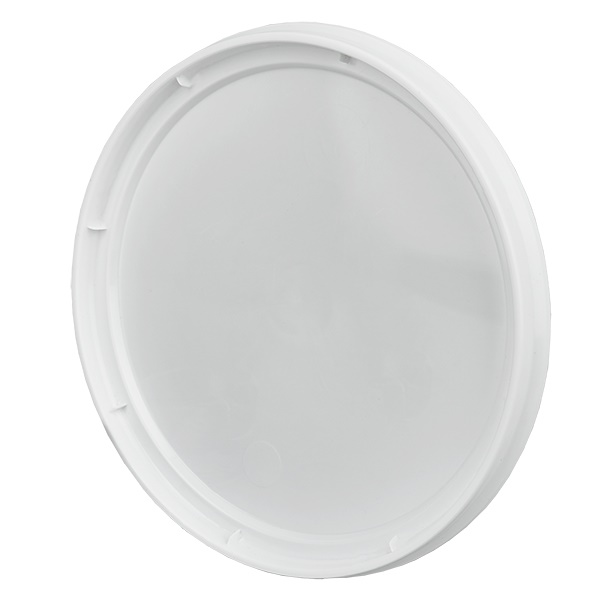 Tapa blanca, para cubo de plástico de polipropileno de 1 litro Tapa blanca, para cubo de plástico de polipropileno de 1 litro