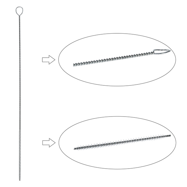 Cepillo de limpieza redondo tamaño S con ojal ø4mm Cepillo de limpieza redondo tamaño S con ojal ø4mm