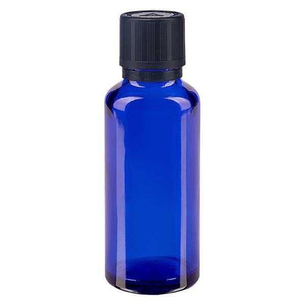 Botella de farmacia tapón cuentagotas 30ml azul anillo vertedor 1mm negro cierre de seguridad para niños símbolo de advertencia ciego cierre inviolable Botella de farmacia tapón cuentagotas 30ml azul anillo vertedor 1mm negro cierre de seguridad para niños símbolo de advertencia ciego cierre inviolable