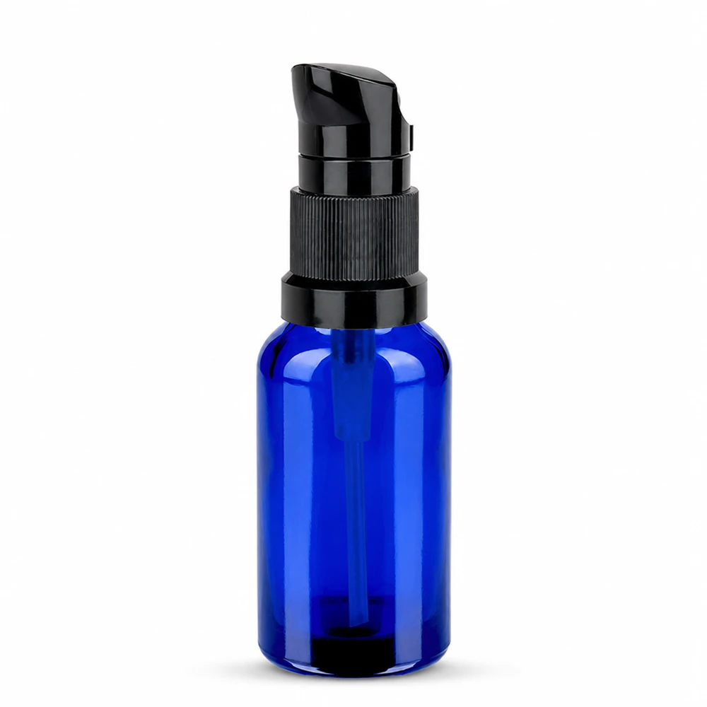 Frasco bomba 20ml negro tapón estándar BlueLine UT18/20 Frasco bomba 20 ml negro STD BlueLine UT18/20 - tamaño compacto para viajar