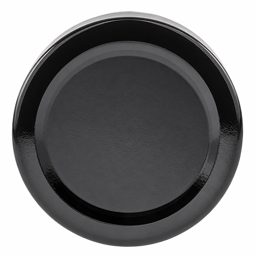 Tapa BasicSeal de 66 mm, negra, TO66deep, con cierre UNiTWIST de rosca desde arriba
