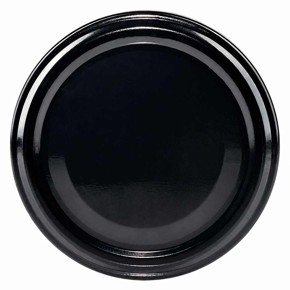 Tapa de rosca UNiTWIST TO82, negra, sin BPA, con junta BioSeal para tarros de conserva