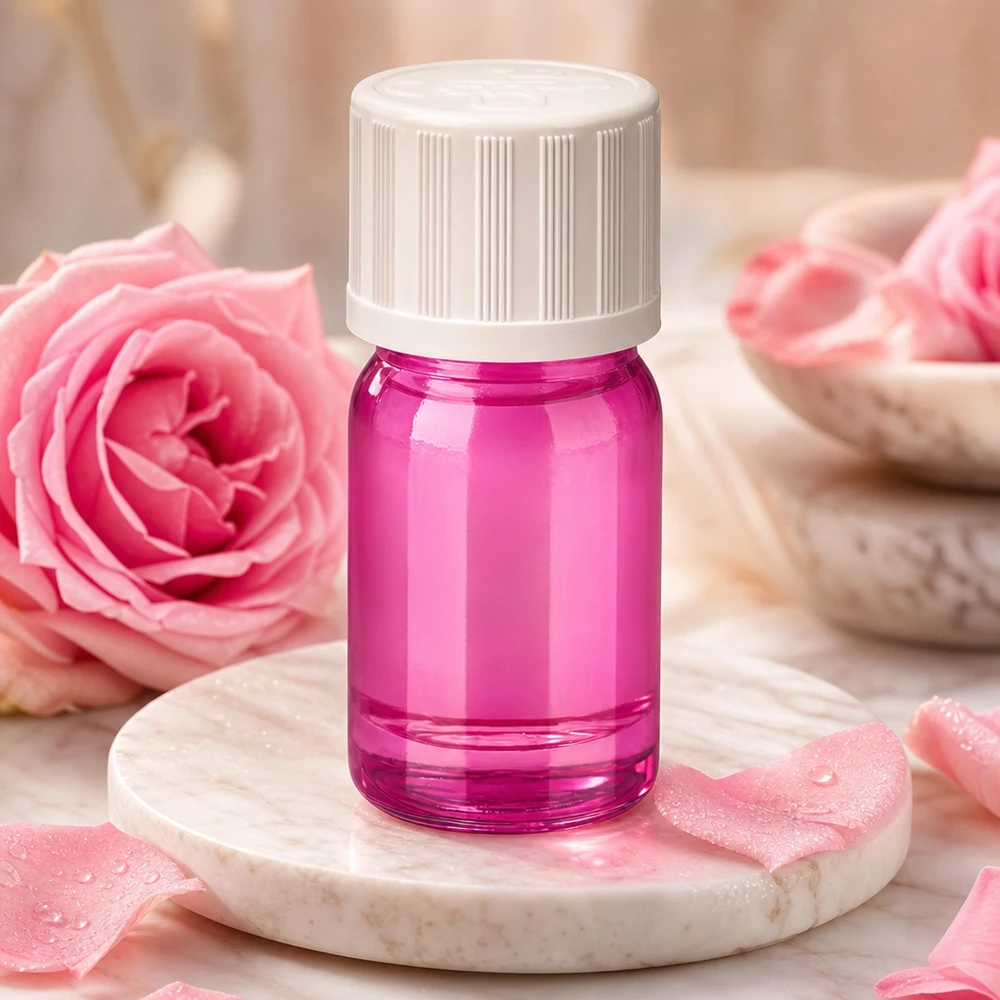 Frasco cuentagotas de 5ml 1,2mm blanco estándar a prueba de niños PurpleLine. UT18/5 Frasco cuentagotas de 5 ml con abertura de 1,2 mm en color morado para la aplicación precisa de productos cosméticos