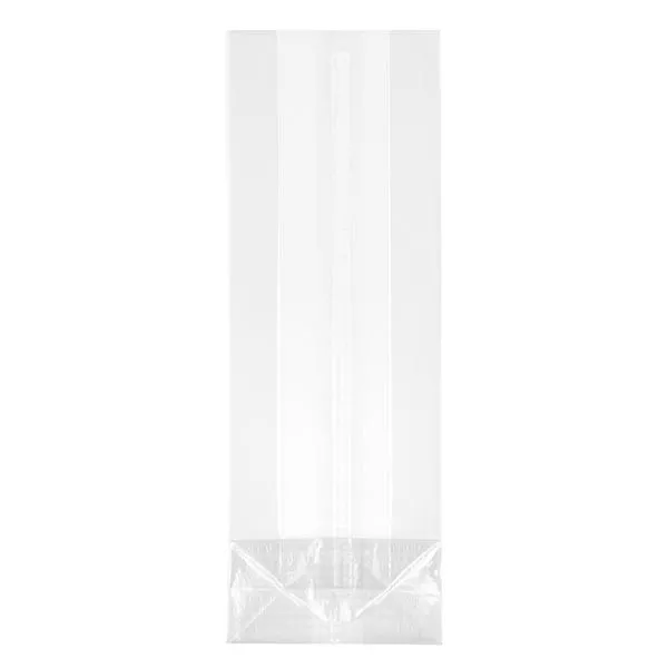 Bolsa de fondo con costura sellada (paquete de 100) 55x180mm/40µm