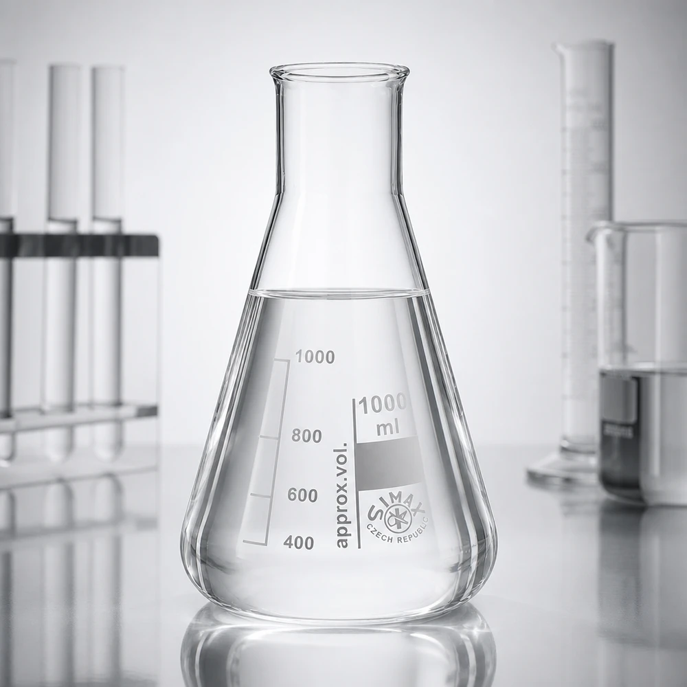 Erlenmeyer 100ml cuello ancho Matraz Erlenmeyer transparente de 100 ml y cuello ancho de vidrio de alta calidad para experimentos químicos