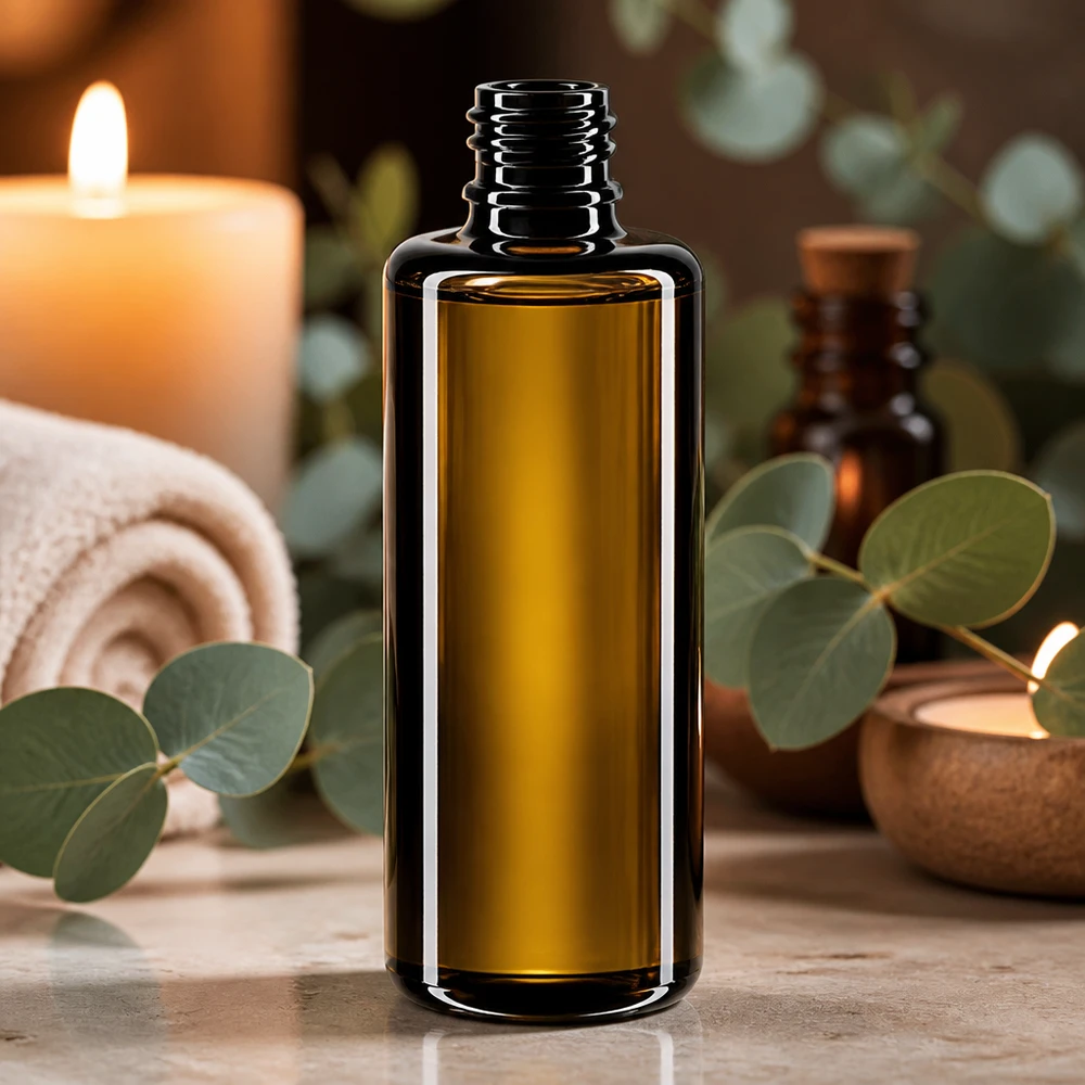 Elegante frasco cuentagotas Orion Miron de vidrio violeta de 50 ml con práctica rosca para facilitar la dosificación