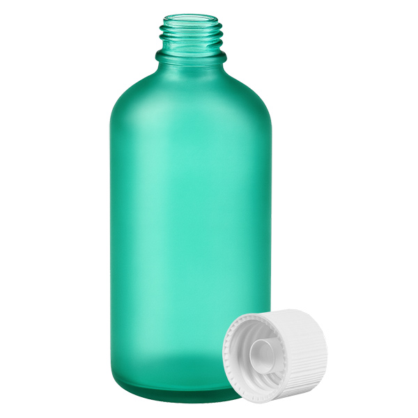 Botella 100ml 11mm tapón rosca blanco Estándar GreenLine UT18/100 Botella 100ml 11mm tapón rosca blanco Estándar GreenLine UT18/100