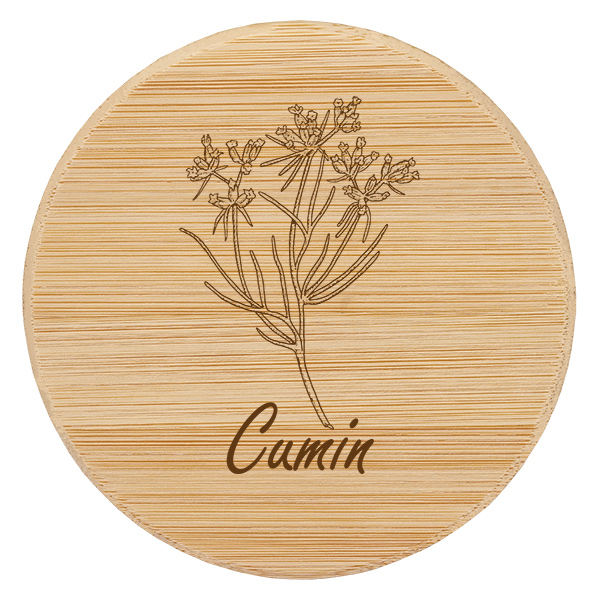 Taco de madera "Comino" para WECK RR60 Taco de madera "Comino" para WECK RR60