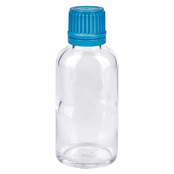 Botella 30ml tapón rosca 11mm azul ClearLine UT18/30 Botella 30ml tapón rosca 11mm azul ClearLine UT18/30