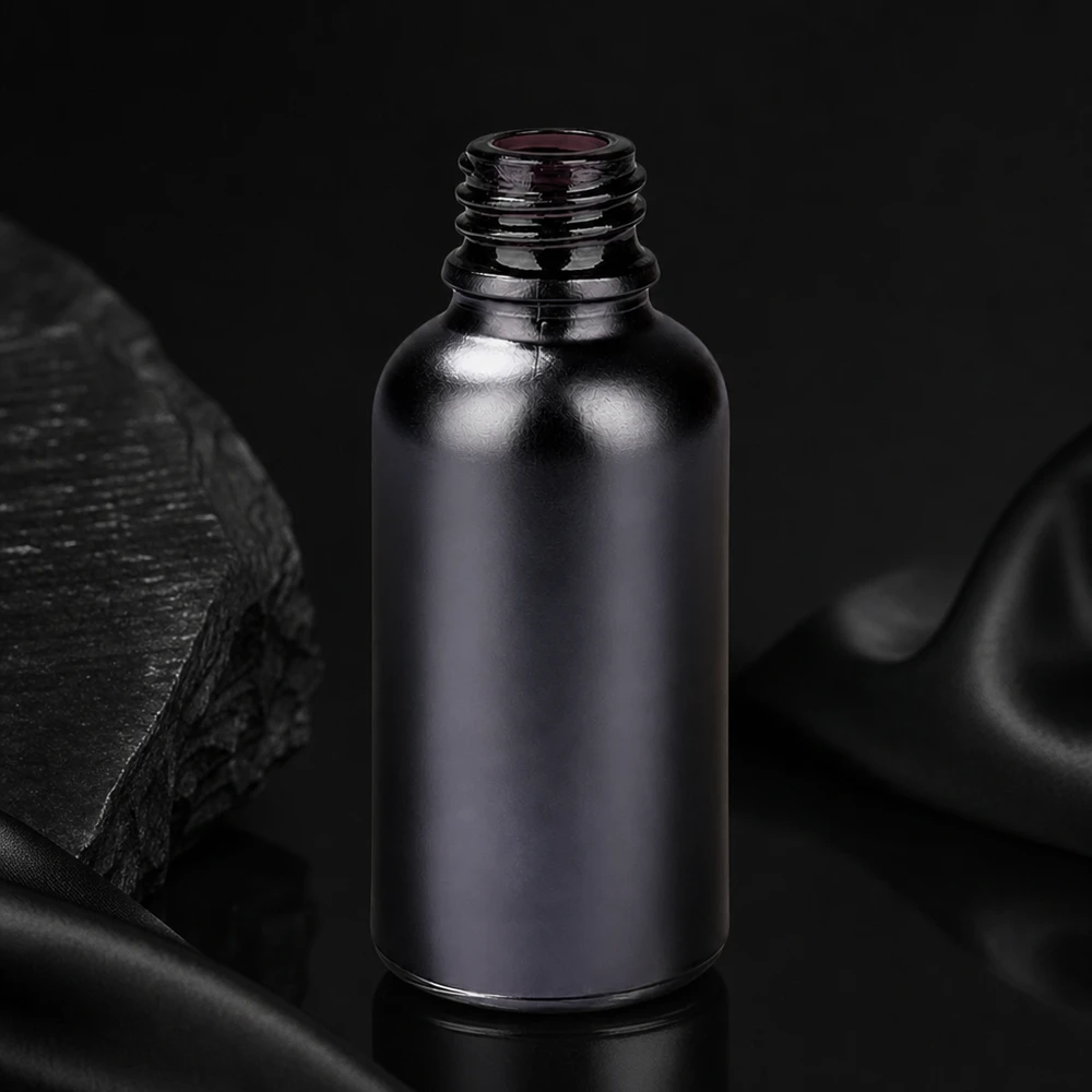 Pequeño frasco de farmacia de 30 ml BlackLine UT18/30 UNiTWIST ideal para viajes y desplazamientos