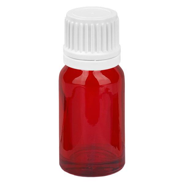 Botella 10ml 11mm tapón rosca blanco RedLine UT18/10 Botella 10ml 11mm tapón rosca blanco RedLine UT18/10