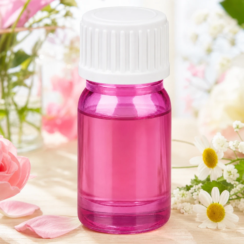 Frasco cuentagotas de 5 ml de plástico morado con tapón blanco Versión STD para una dosificación precisa PurpleLine