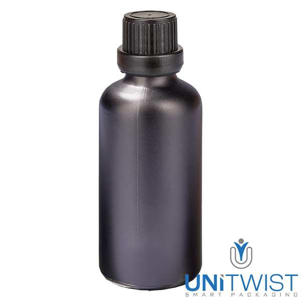 50ml frasco cuentagotas 2mm tapón inviolable NegroL. UT18/50 50ml frasco cuentagotas 2mm tapón inviolable NegroL. UT18/50