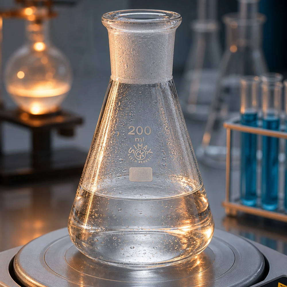 Matraz Erlenmeyer 200ml con junta esmerilada estándar (29/32) Matraz Erlenmeyer 200ml con junta esmerilada estándar (29/32)