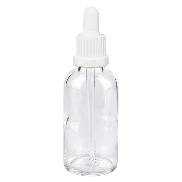 Frasco pipeta 30ml tapón inviolable blanco ClearLine UT18/30 Frasco pipeta 30ml tapón inviolable blanco ClearLine UT18/30