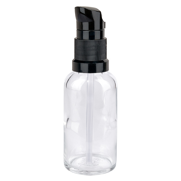 Frasco bomba 30ml negro tapón estándar ClearLine UT18/30 Frasco bomba 30ml negro tapón estándar ClearLine UT18/30