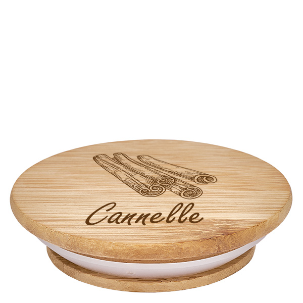 Soporte de madera "Cannelle" para WECK RR60 Soporte de madera "Cannelle" para WECK RR60