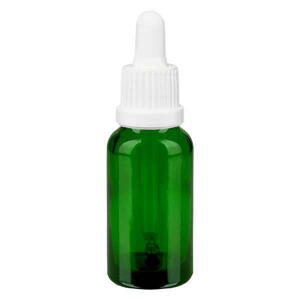Frasco pipeta 20ml cierre inviolable blanco GreenLine UT18/20 Frasco pipeta 20ml cierre inviolable blanco GreenLine UT18/20