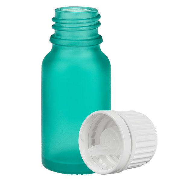 Frasco cuentagotas 10ml 0.7mm blanco tapón inviolable GreenLine UT18/10 Frasco cuentagotas 10ml 0.7mm blanco tapón inviolable GreenLine UT18/10