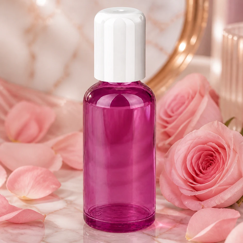 Frasco Roll-on 50ml PurpleLine violeta para cosméticos DIY y perfumes caseros