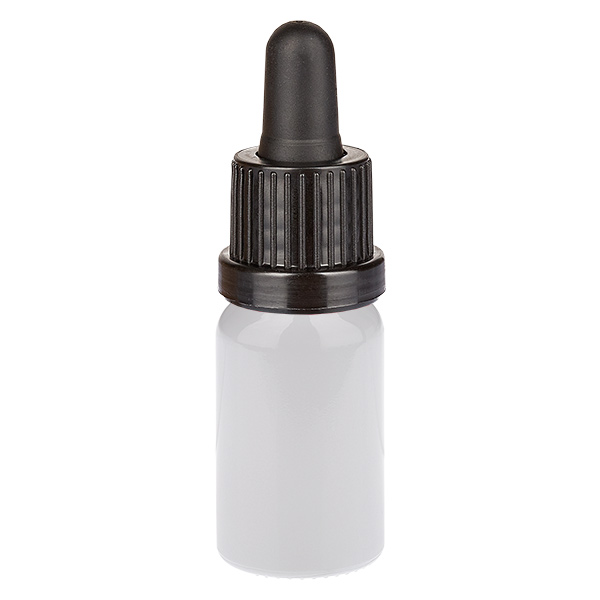Frasco con pipeta de 10 ml negro con tapón de seguridad WhiteLine UT18/10