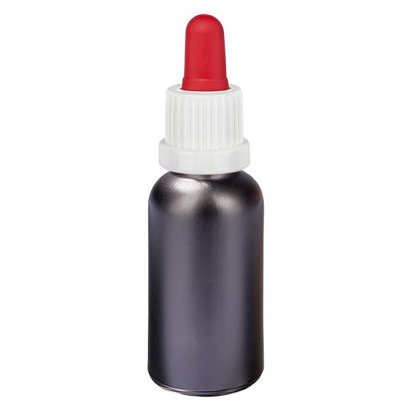 Frasco pipeta 30ml blanco/rojo cierre inviolable BlackLine UT18/30