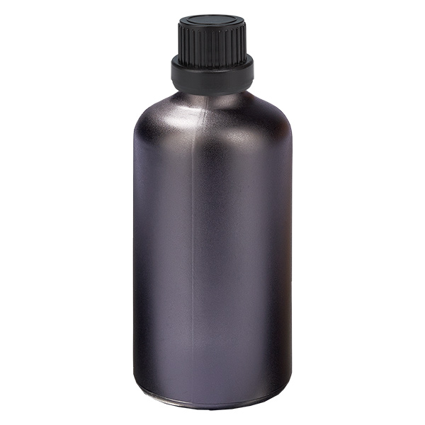 100ml Flas. 11mm tapón rosca negro cierre inviolable BlackLine UT18/100 100ml Flas. 11mm tapón rosca negro cierre inviolable BlackLine UT18/100