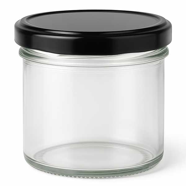 Vasos de 125ml con tapa BasicSeal negro UNiTWIST