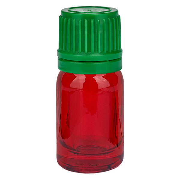 Botella 5ml tapón rosca 11mm verde RedLine UT18/5 Botella 5ml tapón rosca 11mm verde RedLine UT18/5