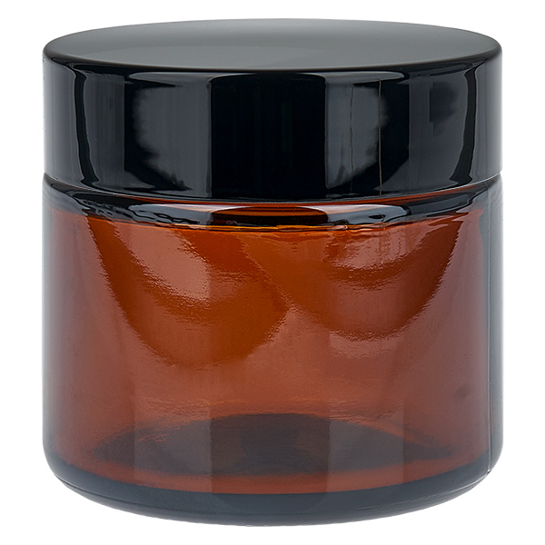 Tarro de cristal 60ml marrón con tapa insertable UNiTWIST Tarro de cristal 60ml marrón con tapa insertable UNiTWIST