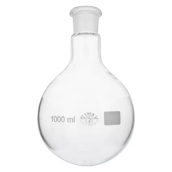 Matraz de fondo redondo 1000ml con junta esmerilada estándar (29/32)