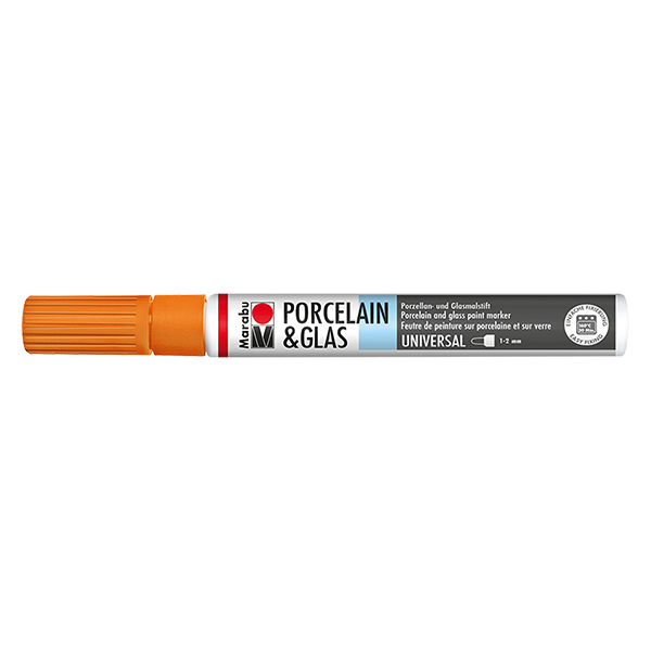 Lápiz de color mandarina 1-2mm para vidrio/porcelana Lápiz de color mandarina 1-2mm para vidrio/porcelana