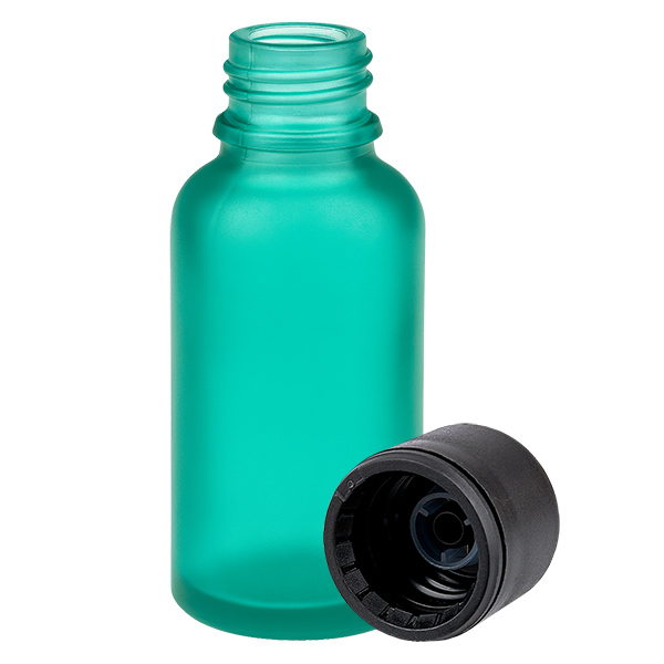 Frasco 30ml tapón rosca 11mm negro GreenLine UT18/30 Frasco 30ml tapón rosca 11mm negro GreenLine UT18/30