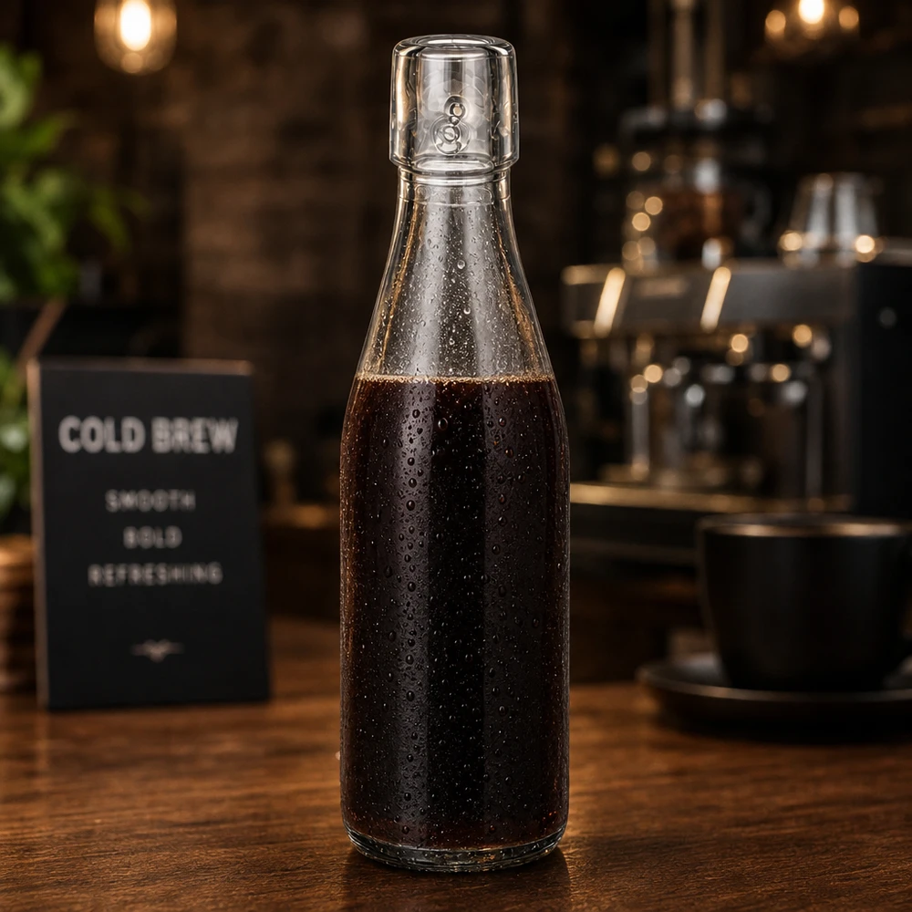 Botella de vidrio de 250 ml sin tapón giratorio UNiTWIST Botella de vidrio de 250 ml sin tapón giratorio UNiTWIST