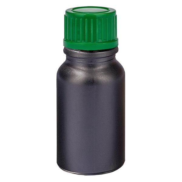 Frasco 10ml 11mm tapón rosca verde estándar BlackLine UT18/10 Frasco 10ml 11mm tapón rosca verde estándar BlackLine UT18/10