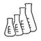 Fioles Erlenmeyer Fioles Erlenmeyer