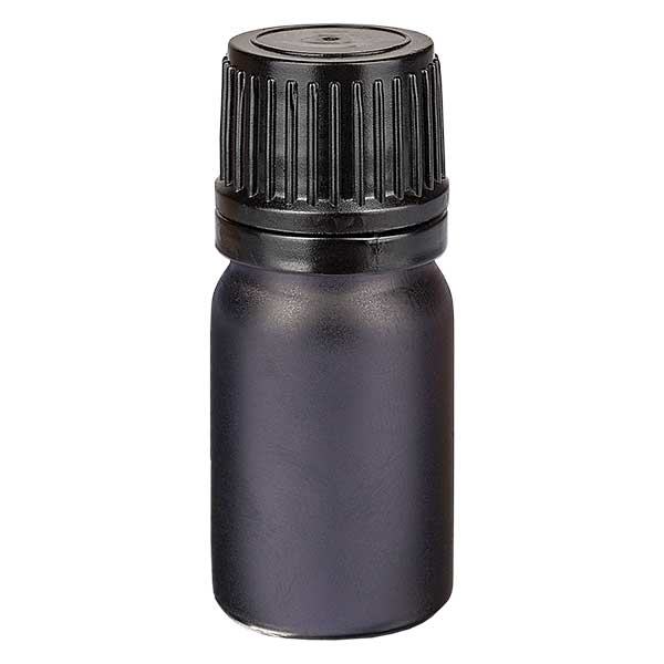 Frasco cuentagotas 5ml 1mm tapón inviolable BlackLine UT18/5 Frasco cuentagotas 5ml 1mm tapón inviolable BlackLine UT18/5