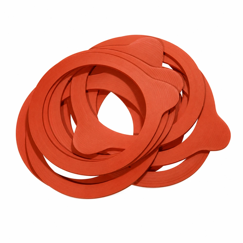 Anillo de sellado de caucho natural RR80 Anilla para conservas caucho natural RR80 naranja Anillas de caucho para conservas tarros de conserva Anillas de cierre Ayuda para conservas