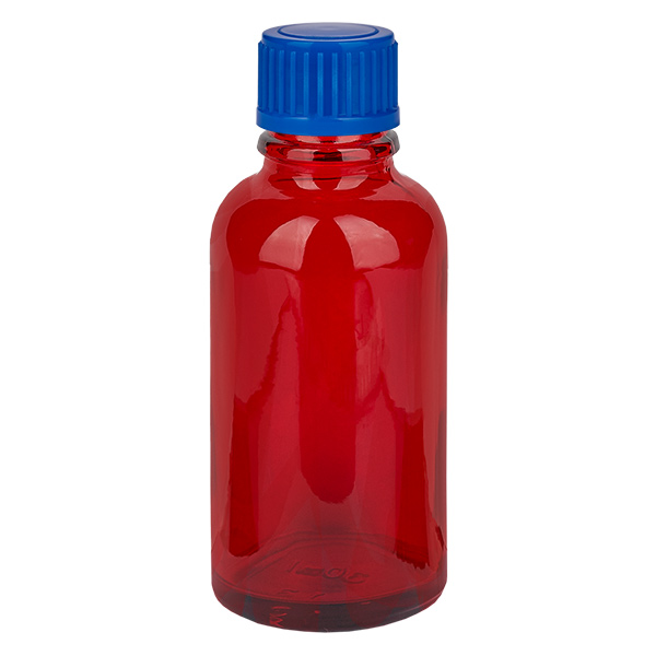 Botella 30ml tapón rosca 11mm azul estándar RedLine UT18/30 Botella 30ml tapón rosca 11mm azul estándar RedLine UT18/30
