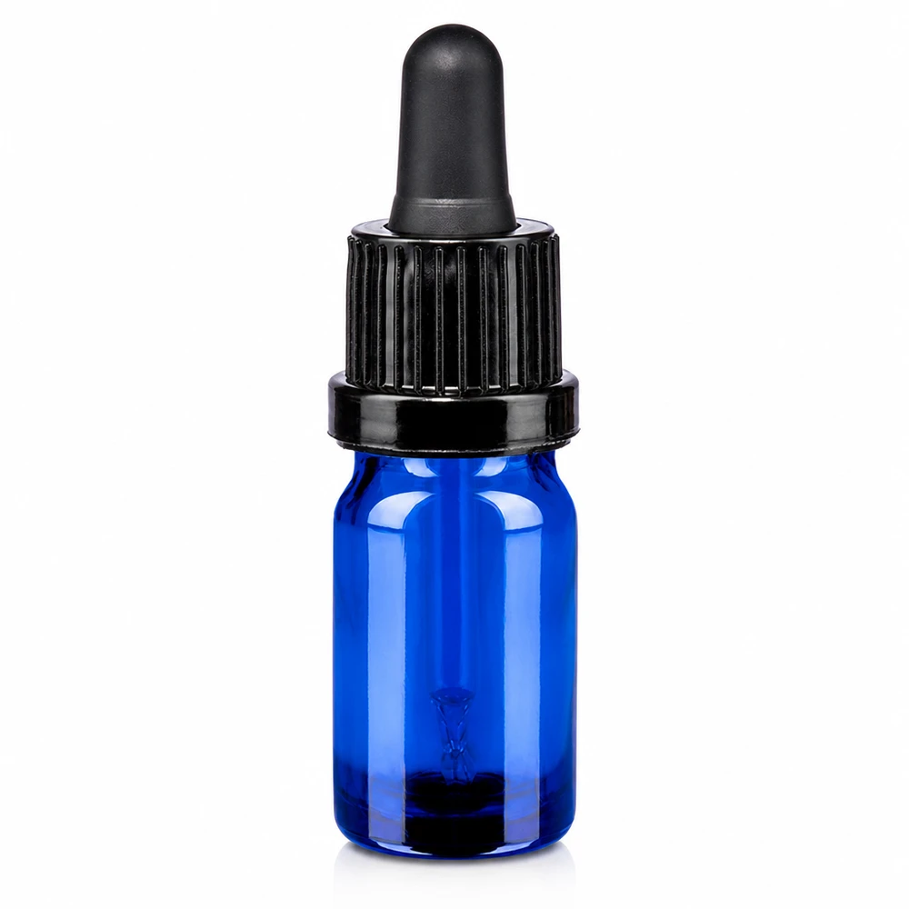 Frasco pipeta 5ml azul con tapón negro OV BlueLine UT18/5