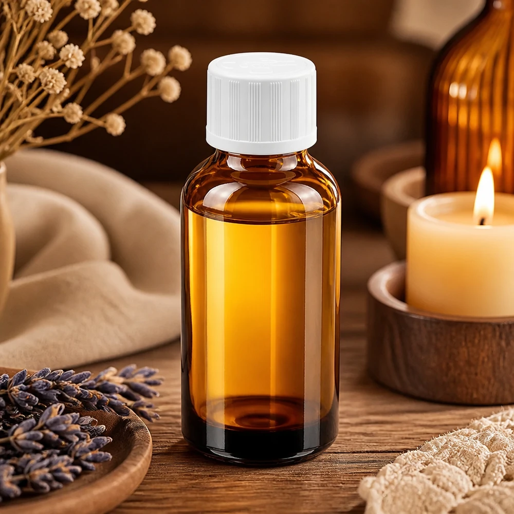 Frasco profesional de vidrio ámbar de 30 ml con rosca estándar de 11 mm para aplicaciones farmacéuticas